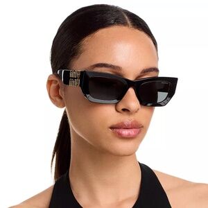 Miu Miu Women's Authentic Sunglasses - Black